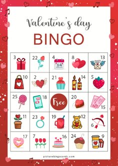 Printable Valentines Day Bingo