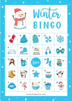 Printable Winter Bingo