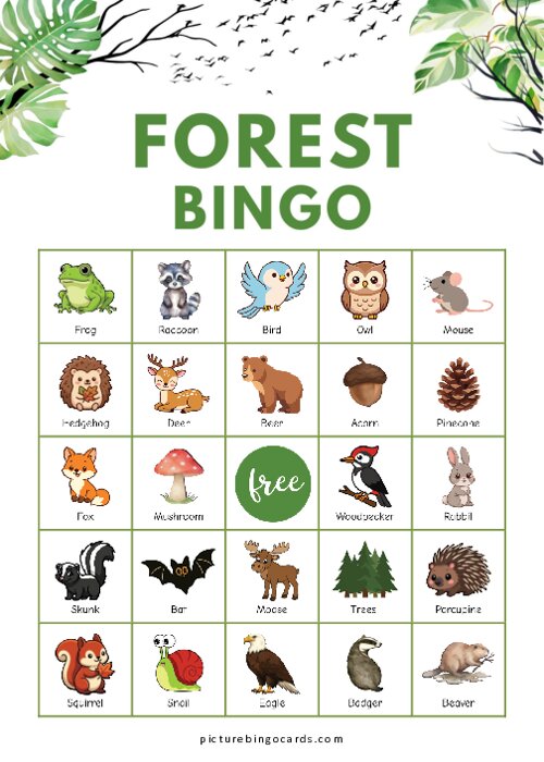 Forest Bingo
