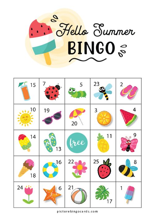 Summer Bingo